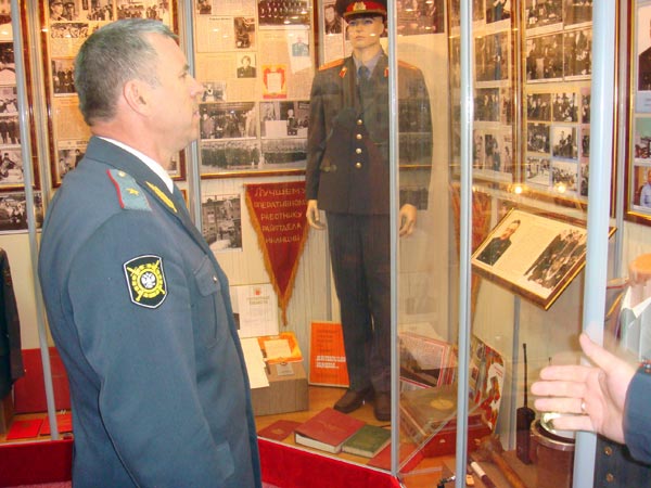 Открытие музея в УВД Пушкино