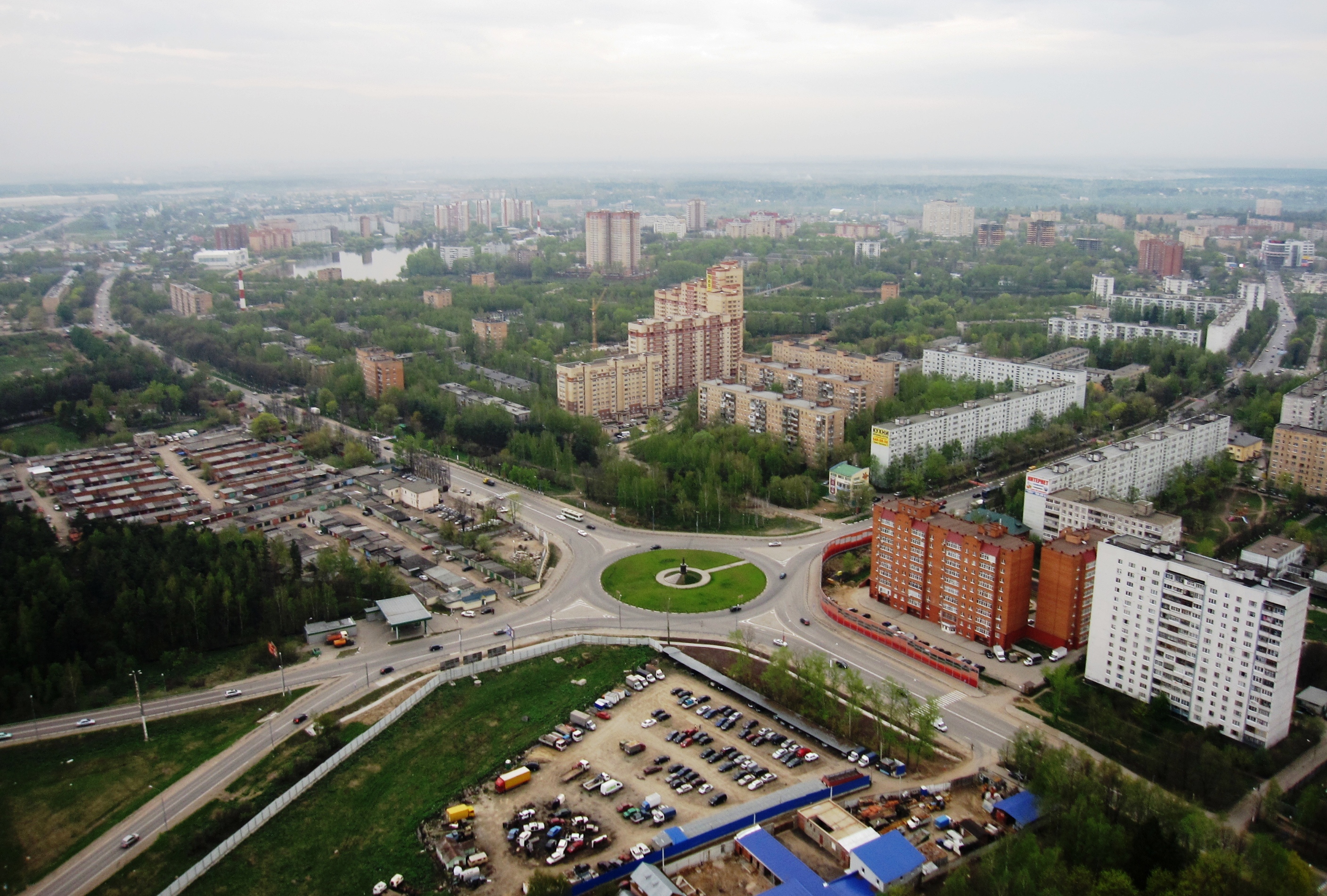 Пушкино московская область фото. Панорама города Пушкино. Пушкино вид сверху.