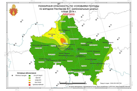 Карта дождей в можайске