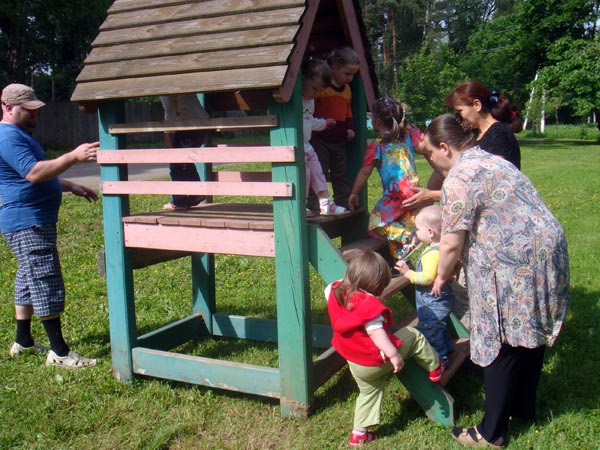 Установка детской площадки в Клязьме