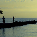 Утренняя рыбалка на острове
